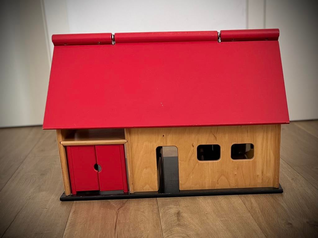 Ferme en bois pour animaux, Enlèvement, Utilisé, Maison de poupées