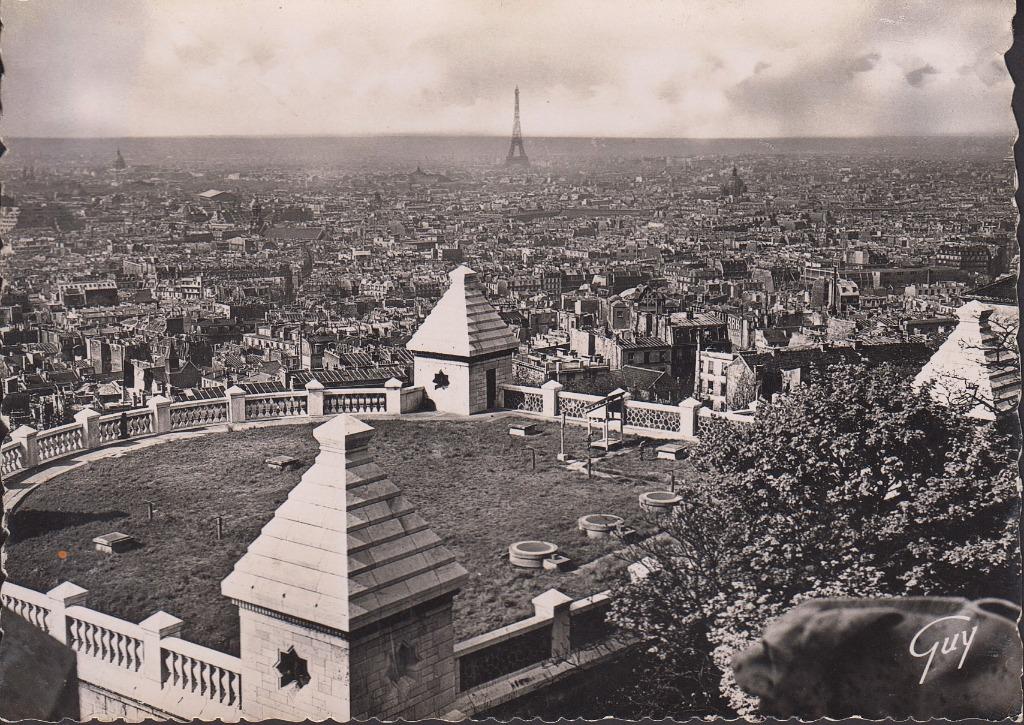 1948 - FRANCIA - Paris - Panoramic view, Envoi, 1940 à 1960, Affranchie, France