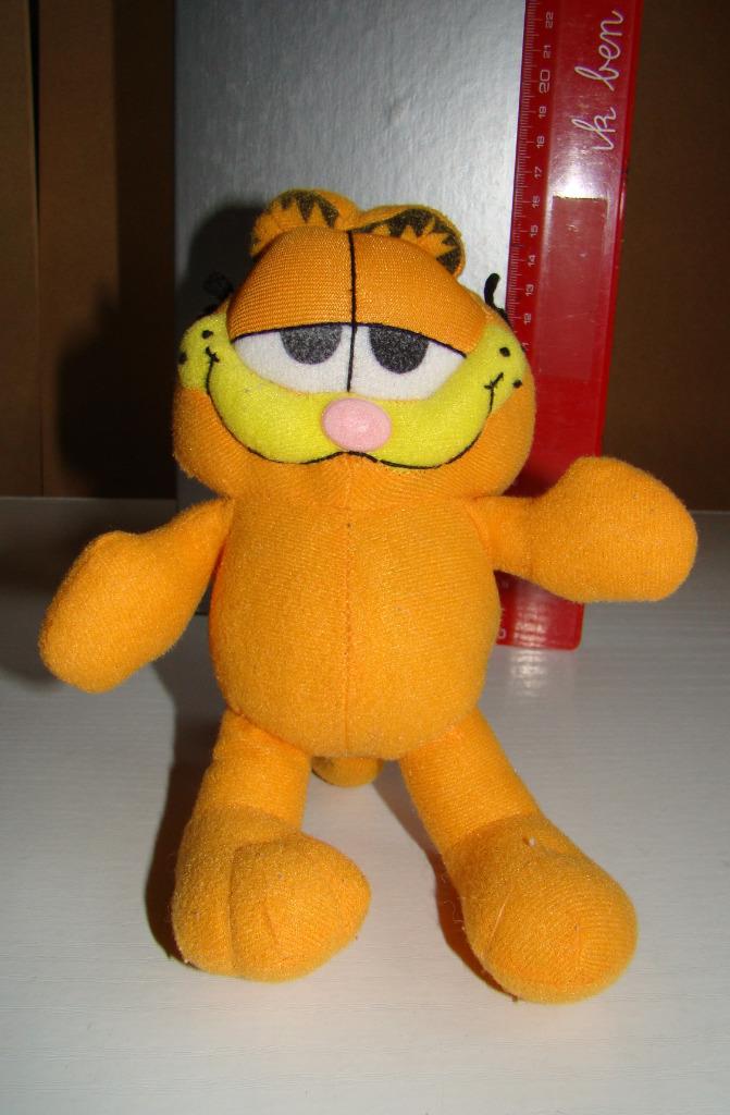 pluche Garfield +/-20cm =retro vintage knuffel (2beschikbaar, Enlèvement ou Envoi, Garfield, Comme neuf, Statue ou Figurine