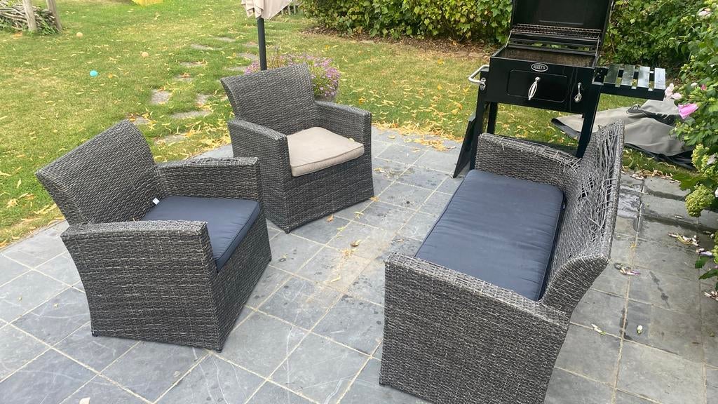 Set de salon jardin gratuit, Osier, Utilisé, Sets de jardin, Enlèvement