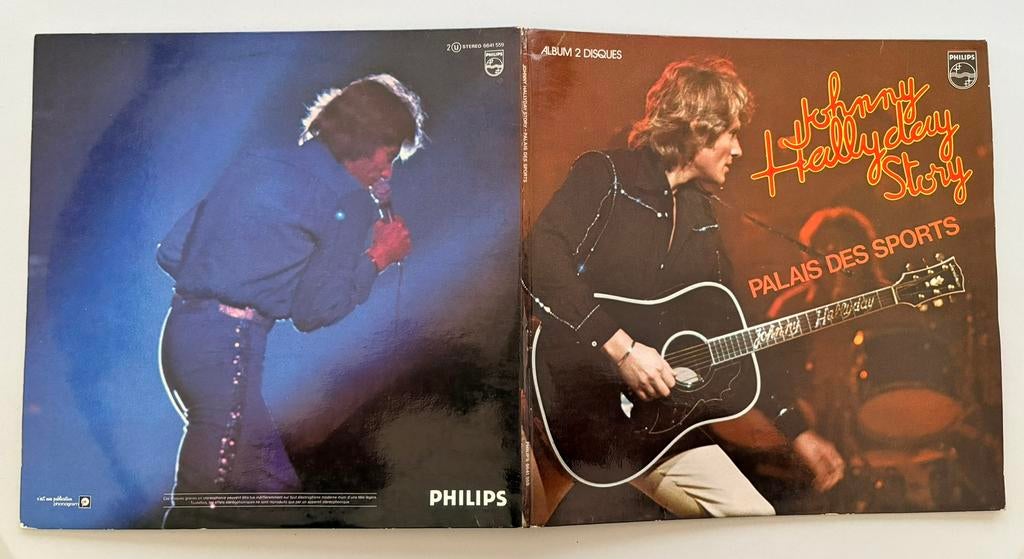 JOHNNY HALLYDAY - STORY PALAIS DES SPORTS 1976, Ophalen of Verzenden, Gebruikt, Poprock