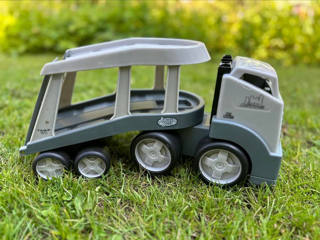 Little tikes vrachtwagen grijs oplegger, Kinderen en Baby's, Speelgoed |Speelgoedvoertuigen, Ophalen of Verzenden