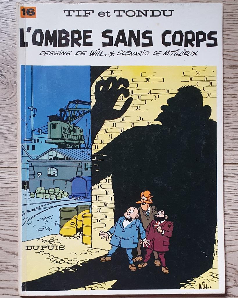 Tif et Tondu - L'ombre sans corps, Enlèvement ou Envoi, Une BD, Utilisé, Dupuis