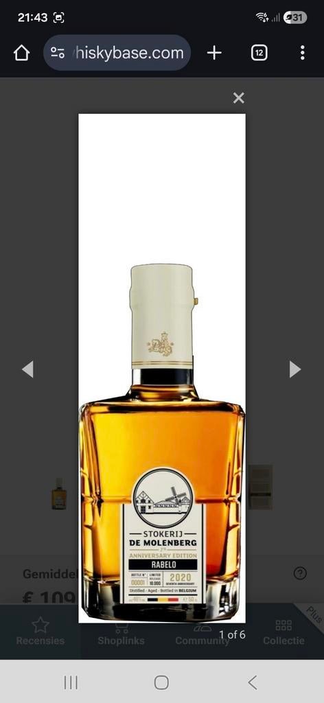 molenberg whisky 2020, Verzamelen, Ophalen of Verzenden, Nieuw