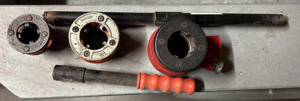 Draadsnijkussens 1" + 5/4" + 6/4", Doe-het-zelf en Bouw, Ophalen, Gebruikt