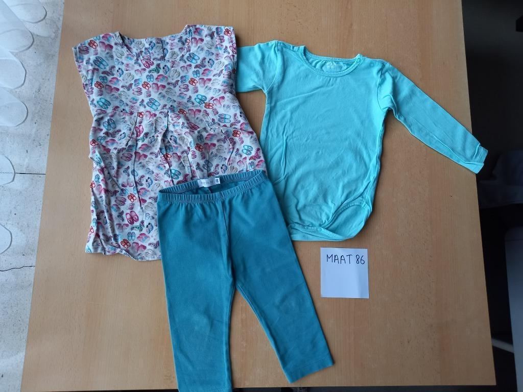 Nieuwstaat setje Petit Filou maat 86 meisje, Kinderen en Baby's, Zo goed als nieuw, Setje, Petit Filou, Verzenden