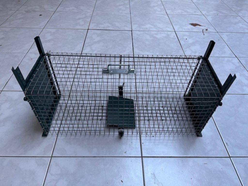 kooi / val voor marter, wilde kat, wezel, konijn, Lapin, Moins de 60 cm, Comme neuf, Autres types