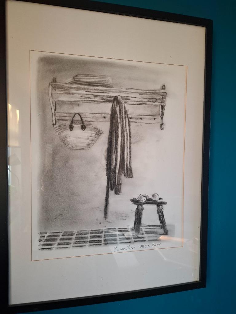 Tekening, Antiek en Kunst, Ophalen