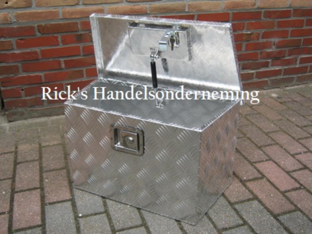 Opbergbox 600 x 500 x 350 x 300 mm aluminium, Ophalen of Verzenden