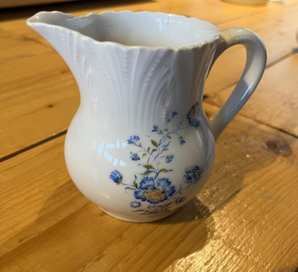 Limoges Porselein Melkkannetje – Jammet Seignolles "Anemone", Overige typen, Ophalen of Verzenden, Zo goed als nieuw, Overige stijlen