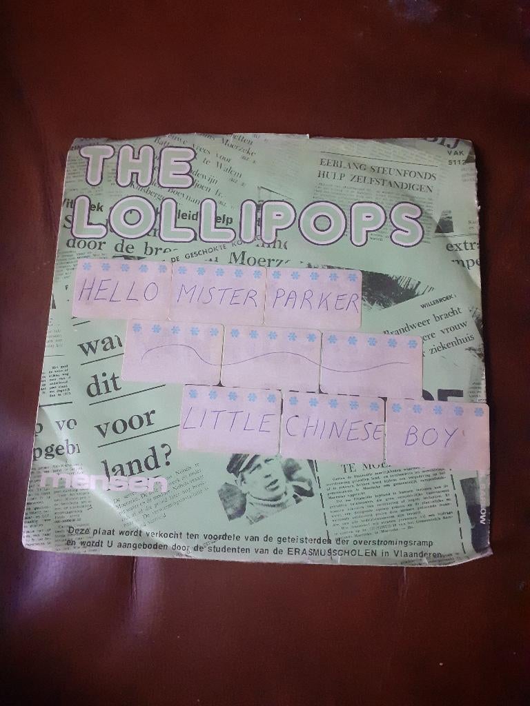 45T Lollipops : Hello mister Parker (Belpop), Ophalen of Verzenden