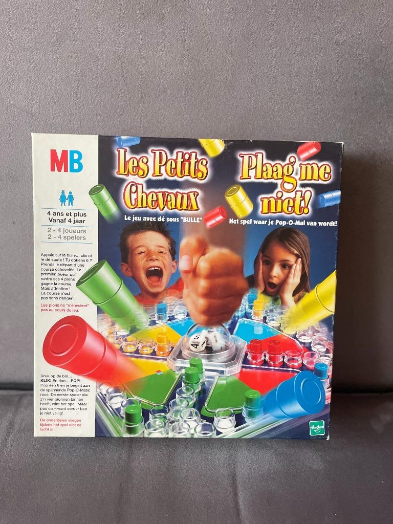 MB Petits chevaux, Trois ou quatre joueurs, Enlèvement, Comme neuf, MB