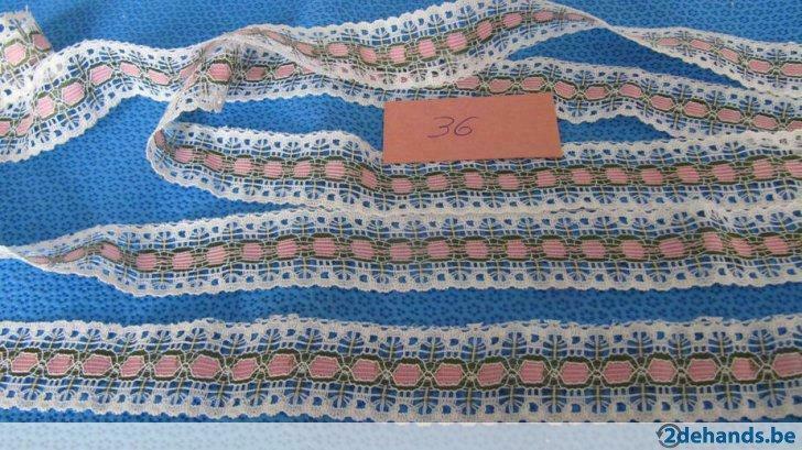 lint sierboord boordlint ruban kant lot 36 a189, Ophalen of Verzenden, Nieuw