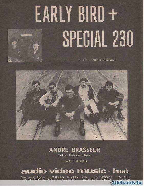 andré brasseur  10 stuks bladmuziek (9 € / ex.), Envoi, Utilisé, Autres genres