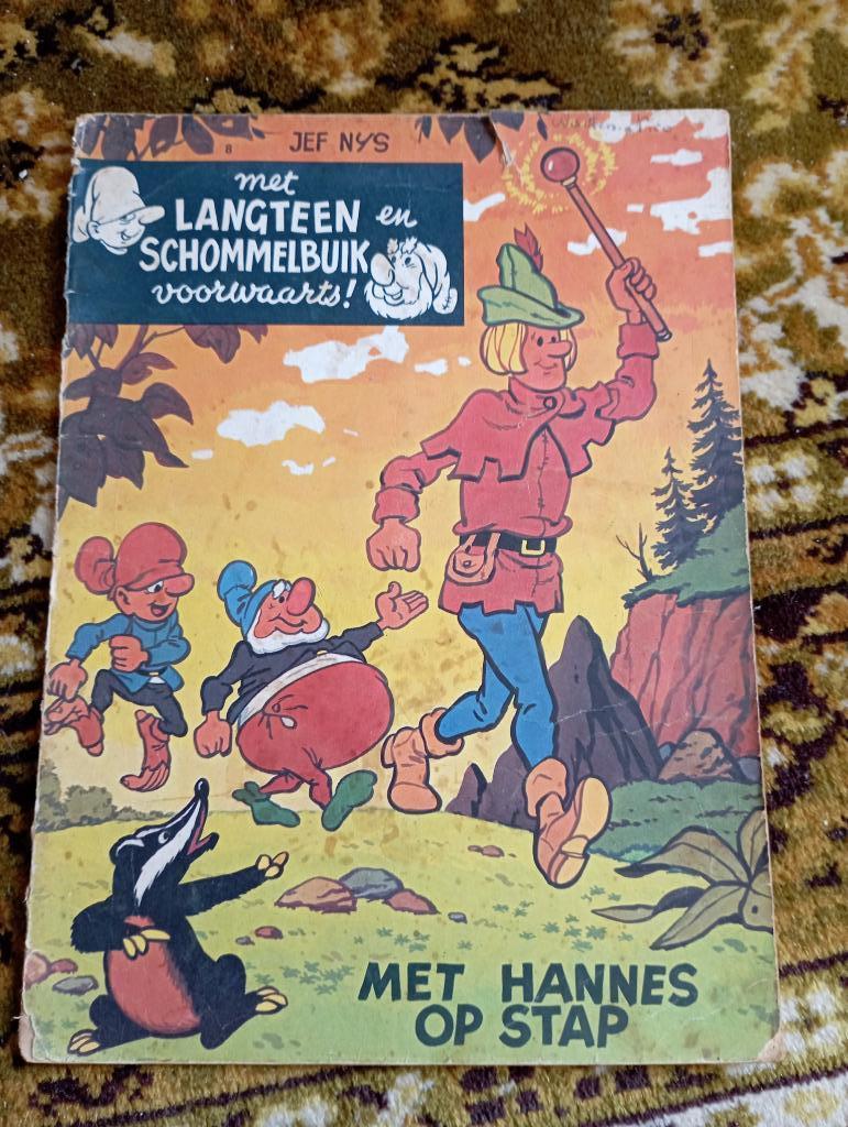 436) langteen en schommelbuik met Hannes op stap, Boeken, Eén stripboek, Ophalen of Verzenden, Gelezen