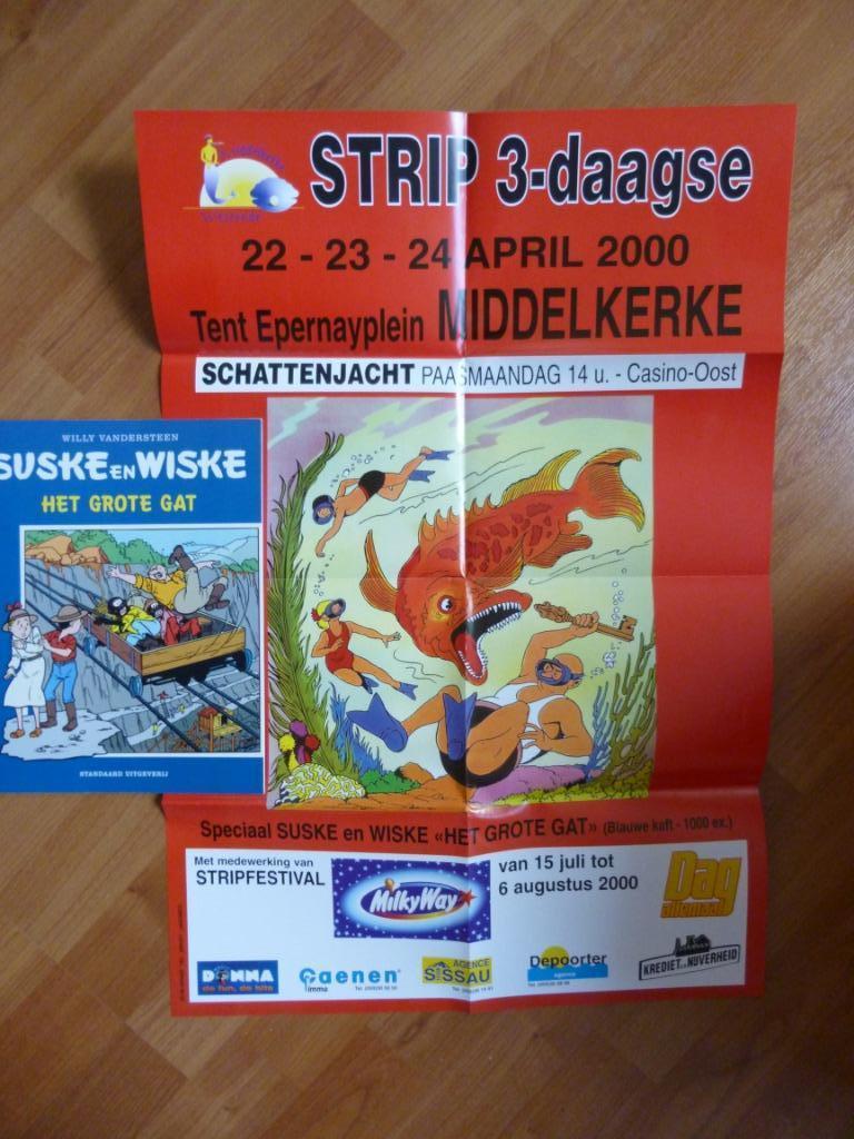 SUSKE EN WISKE MIDDELKERKE UITGAVE"HET GROTE GAT"UIT 2000, Boeken, Willy Vandersteen, Eén stripboek, Nieuw, Ophalen of Verzenden
