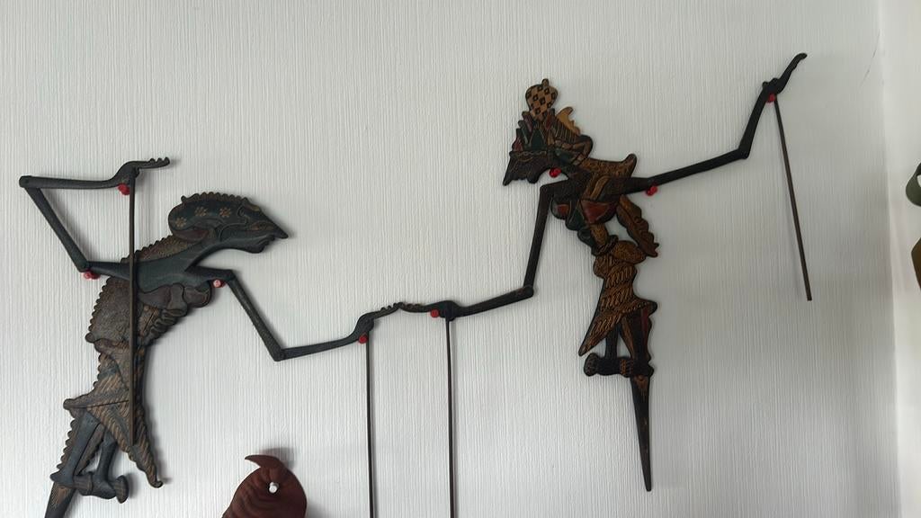 Wayang Kulit schaduwpoppen, Enlèvement ou Envoi, Comme neuf