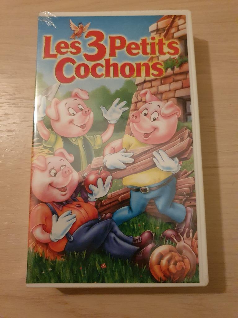 Nouvelle K7 VHS sous blister Les Trois petits cochons, CD & DVD, Enlèvement ou Envoi, Neuf, dans son emballage, Dessins animés et Film d'animation