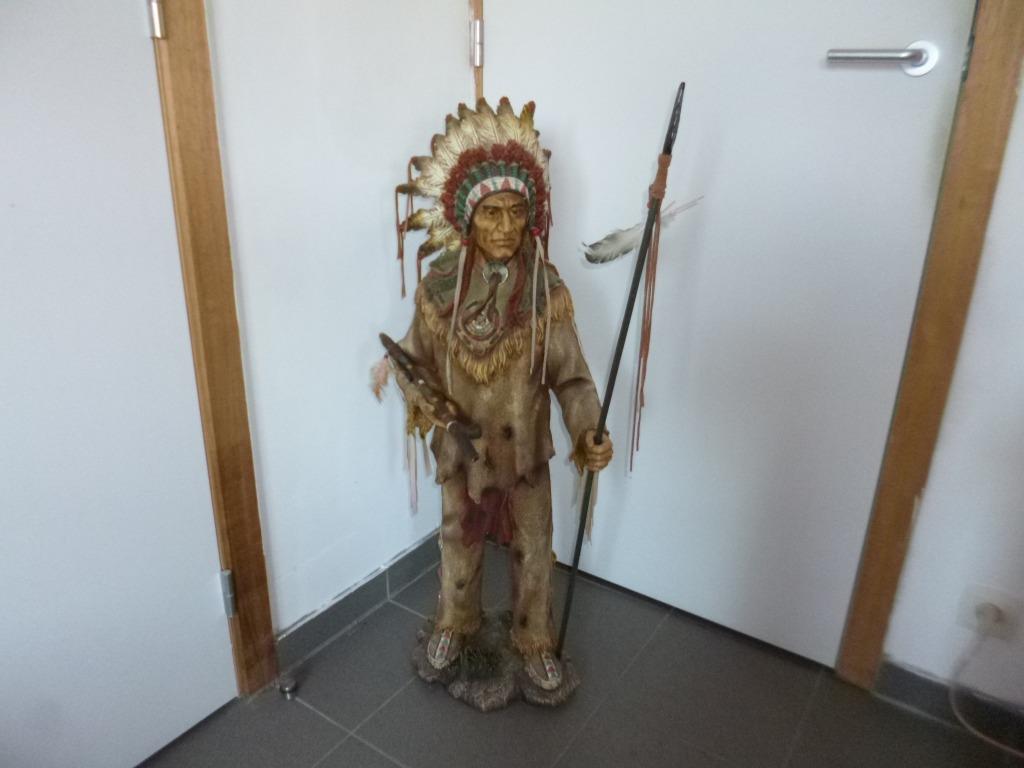indianen beelden, Verzamelen, Beelden en Beeldjes, Zo goed als nieuw, Mens, Ophalen