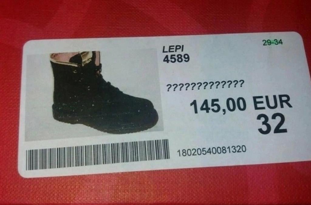 Jolies bottes à lacets en cuir à paillettes de la marque LEP, Enlèvement ou Envoi, Utilisé