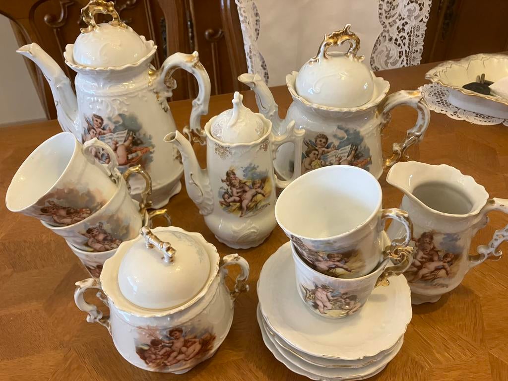 Vintage koffie servies, Antiek en Kunst, Ophalen of Verzenden