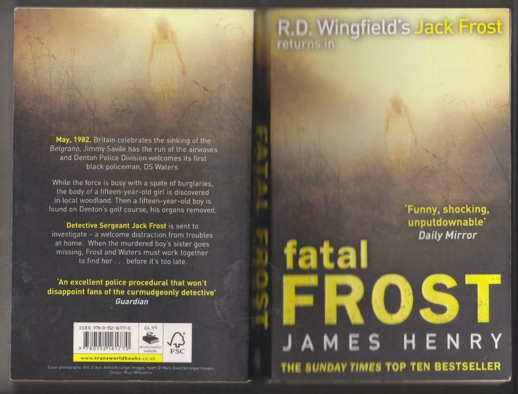 Gel fatal par James Henry, Enlèvement ou Envoi, Comme neuf, Fiction