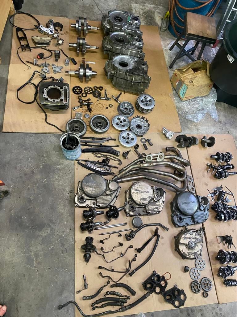 Honda xr 600, xr600r onderdelen, Ophalen