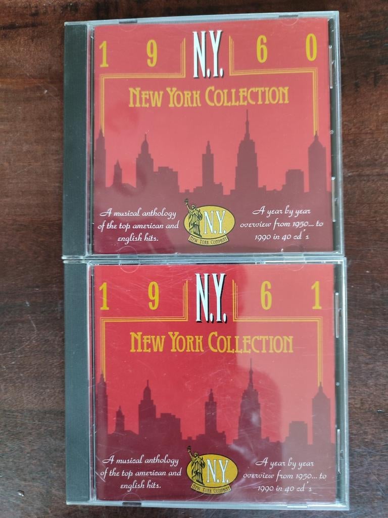 2x CD : NEW YORK COLLECTION 1960 en 1961, Ophalen of Verzenden, Zo goed als nieuw