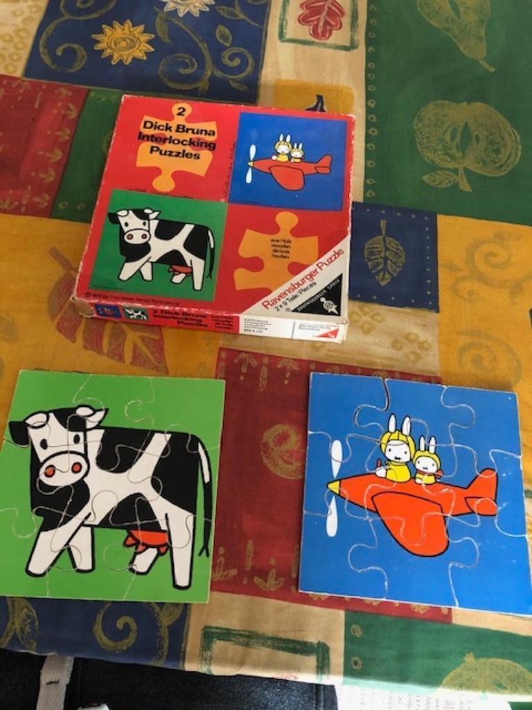 2 puzzles imbriqués Dick Burna *Vintage*, Enlèvement ou Envoi