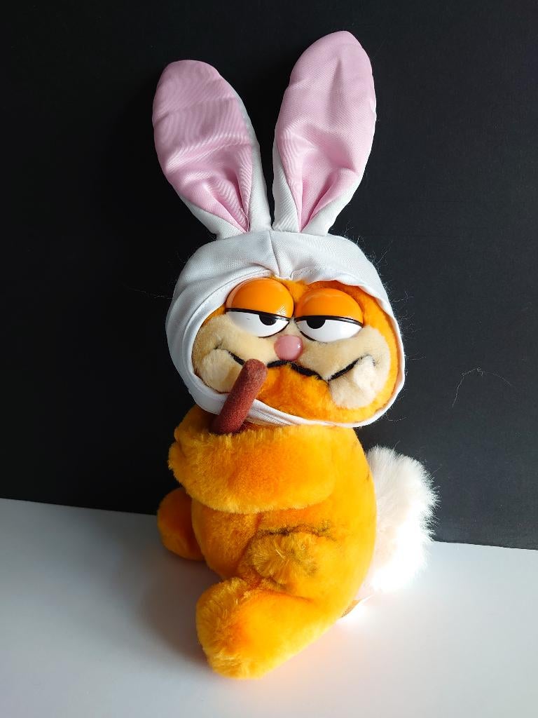 Garfield als bunny konijn haas - Vintage - jaren '80, Enlèvement ou Envoi, Comme neuf, Film, Autres types