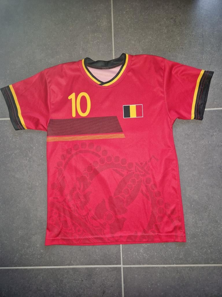 T-shirts Rode Duivels - maat 152, Enlèvement, Utilisé, Garçon ou Fille, Chemise ou À manches longues