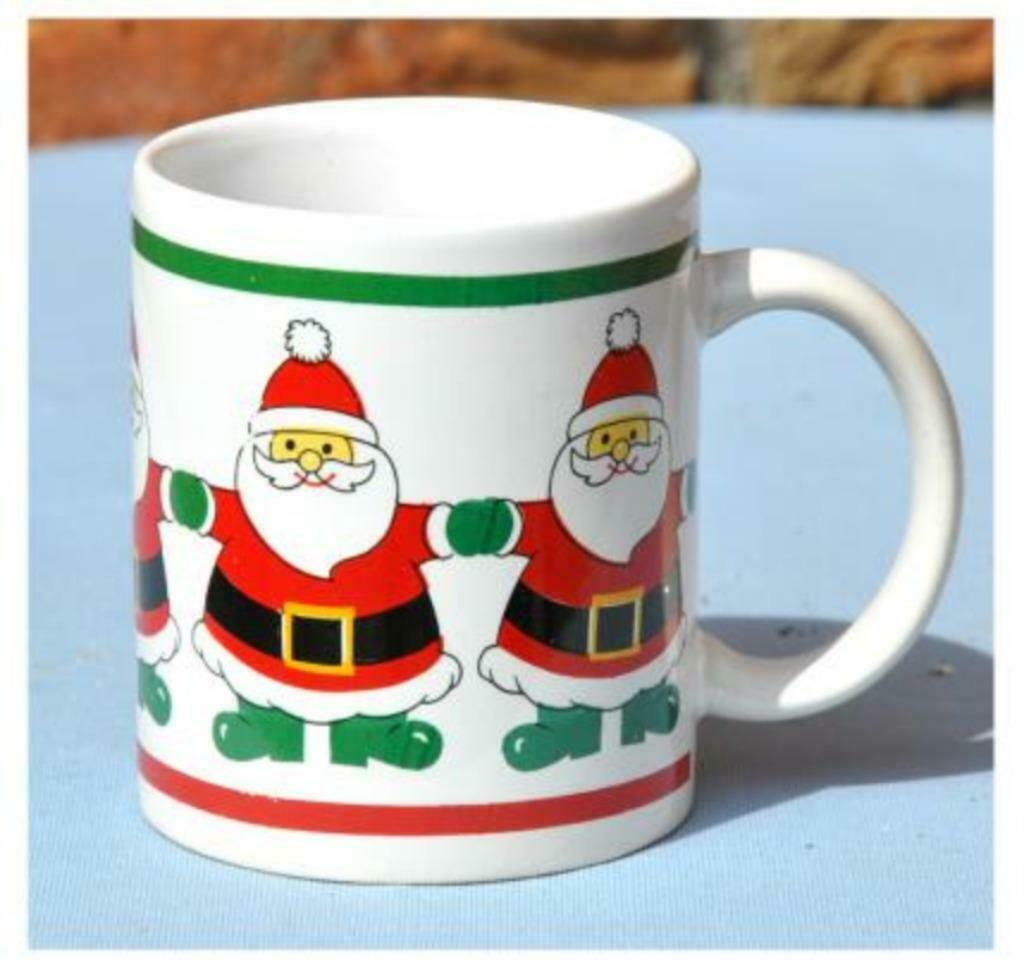 §mug de noel, Enlèvement ou Envoi, Comme neuf, Céramique, Autres styles