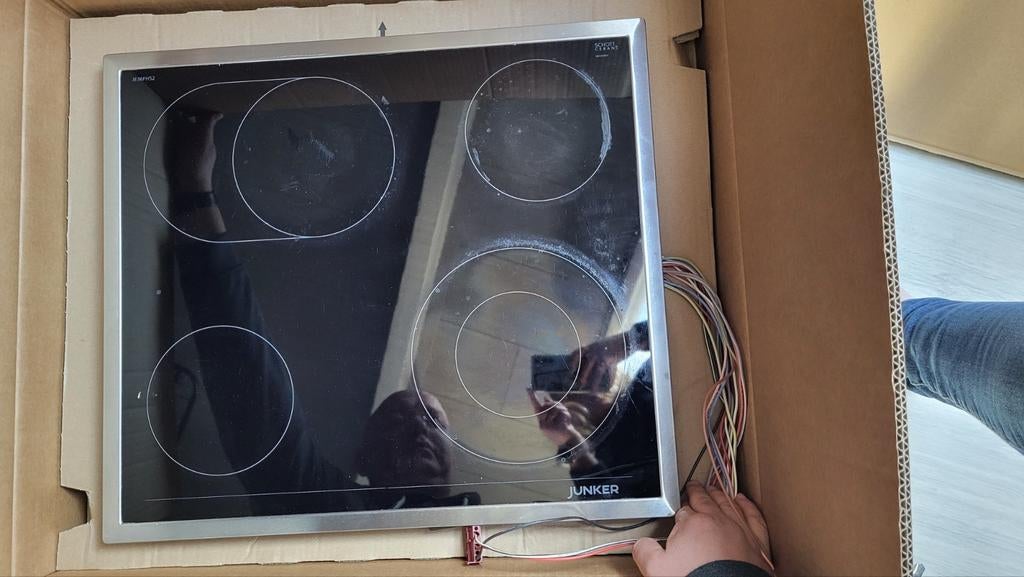 junker kookplaat plug in systeem op oven., Electroménager, Enlèvement, Utilisé