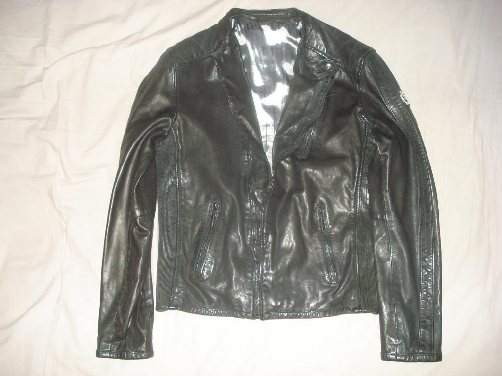 olie Veste Azzaro en Cuir pour Femme avec Dimensions Réelle, Azzaro, Taille 38/40 (M), Enlèvement ou Envoi, Comme neuf