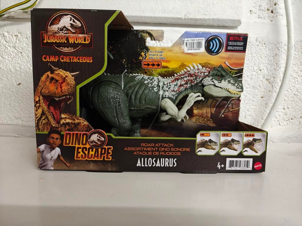Jurassic World Roar Attack Allosaurus figurine, Enlèvement ou Envoi, Neuf