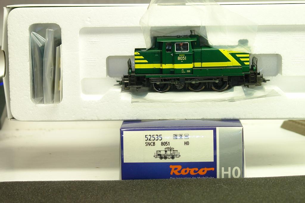 ROCO 52535 SNCB NMBS 8051 BAKOU DC DIGITAL ATTELAGES TELEX, Hobby en Vrije tijd, Modeltreinen | H0, Nieuw, Locomotief, Gelijkstroom