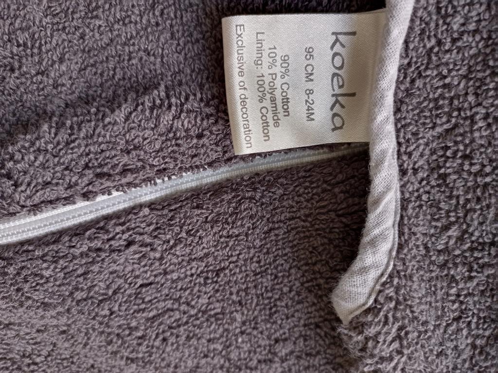 bruin slaapzakje in badstof - Koeka - 8/24 md, Ophalen, Gebruikt, 70 tot 85 cm, Slaapzak