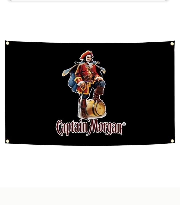Grote vlaggen Captain Morgan (150x90cm), Ophalen of Verzenden, Nieuw