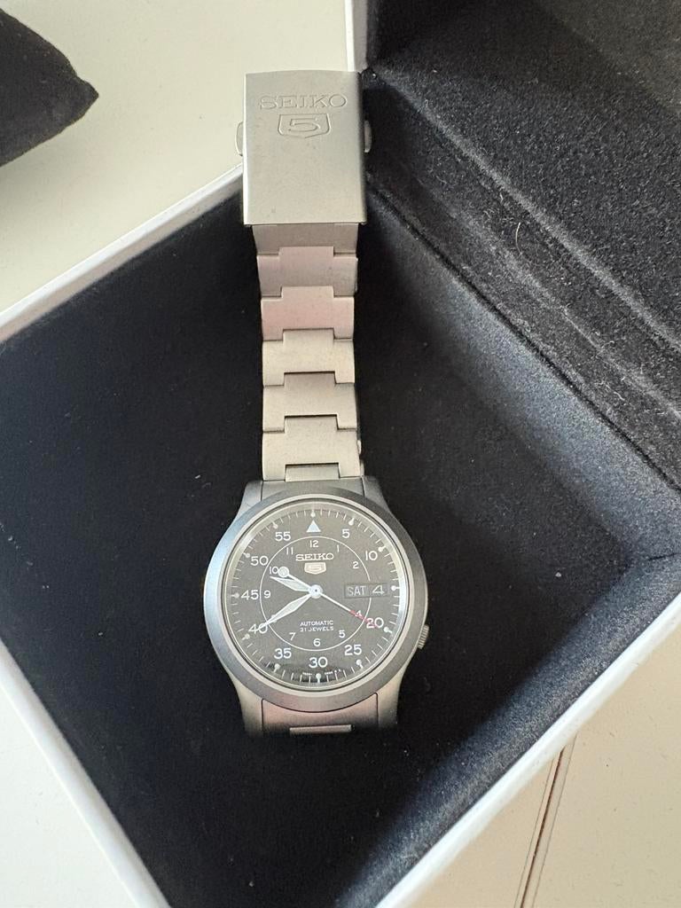 Seiko 5 snk 809k2 horloge, Ophalen, Zo goed als nieuw, Seiko