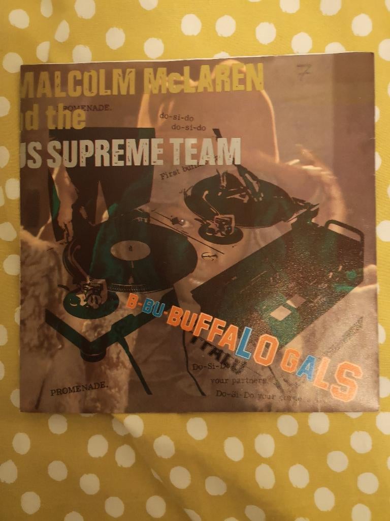 Malcolm Mclaren us supreme team(bpost gratuit), Enlèvement ou Envoi, Single, Utilisé, Pop