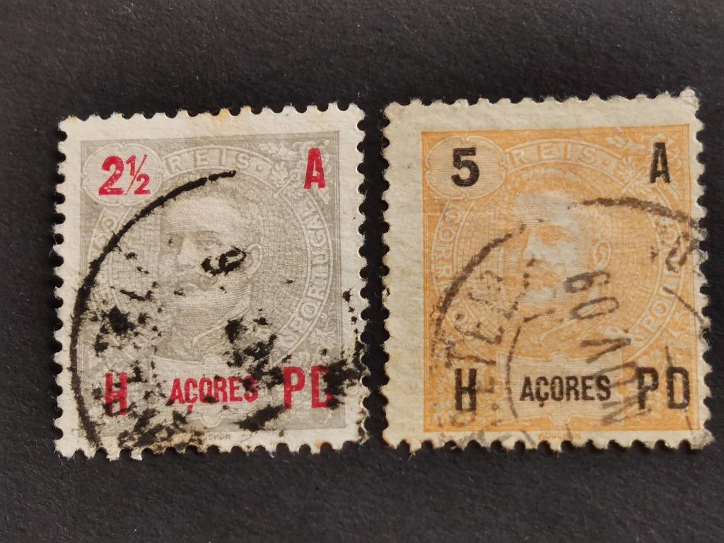 Azoren 1906 - Koning Carlos I, Ophalen of Verzenden, Portugal, Gestempeld