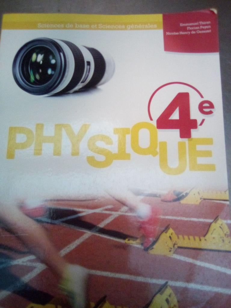Physique 4e ISBN 9782804195229, Livres, Enlèvement, Physique