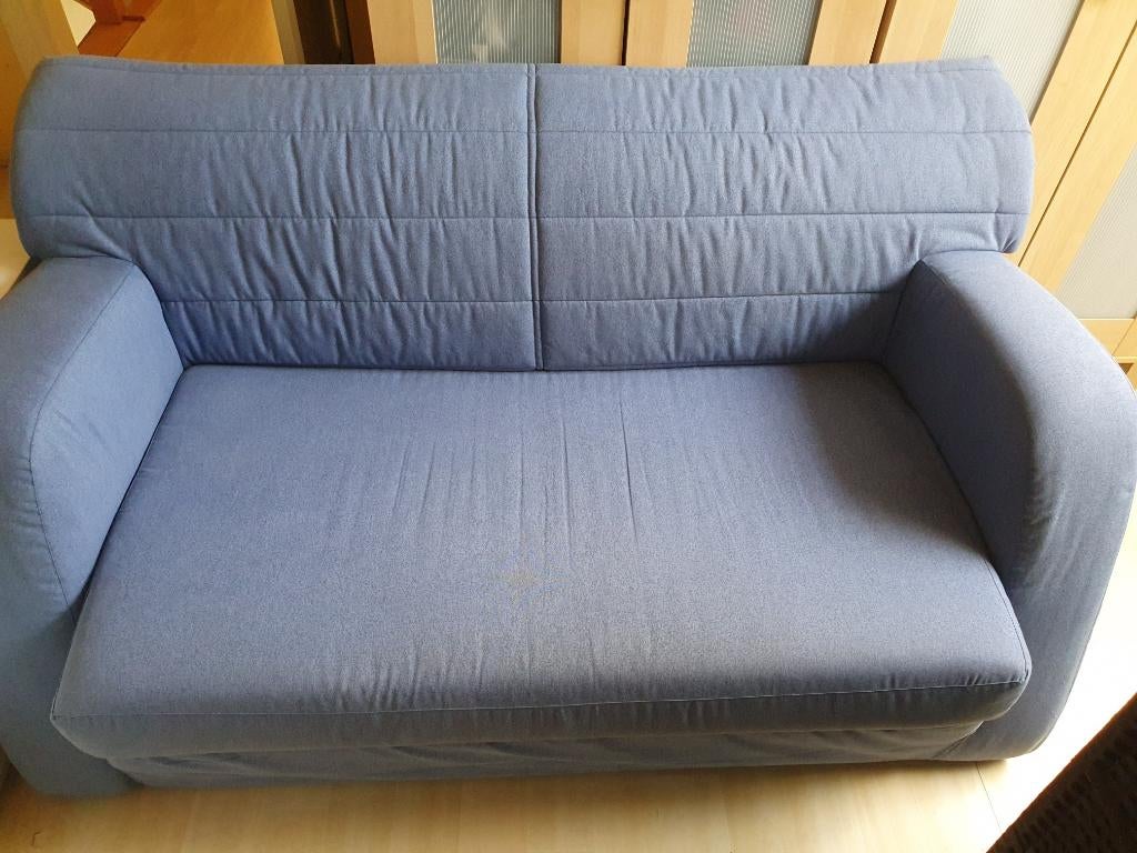 sofa, Enlèvement, Utilisé, 160 cm, Bleu