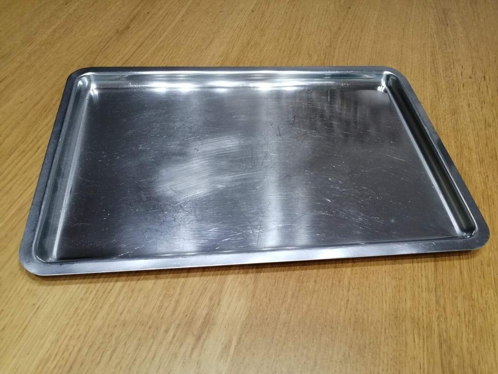Vintage plateau en inox Arno, Ophalen of Verzenden, Zo goed als nieuw, Rechthoekig, Metaal