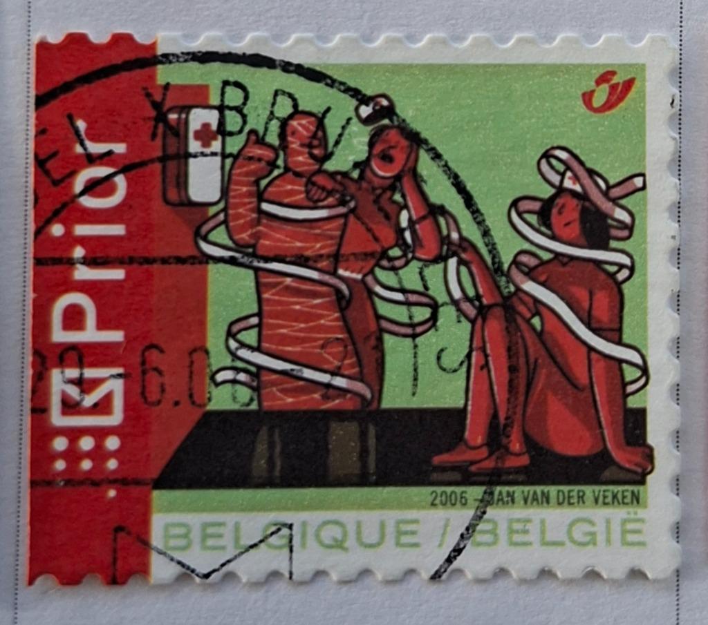 Timbres : Belgique OBP 3526/3526c, Enlèvement ou Envoi, Affranchi, Oblitéré