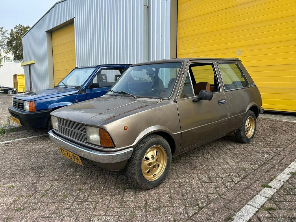 Innocenti 120L 1979 zeldzaam hard project, loopt!, 4 zetels, Stof, Bruin, Overige kleuren