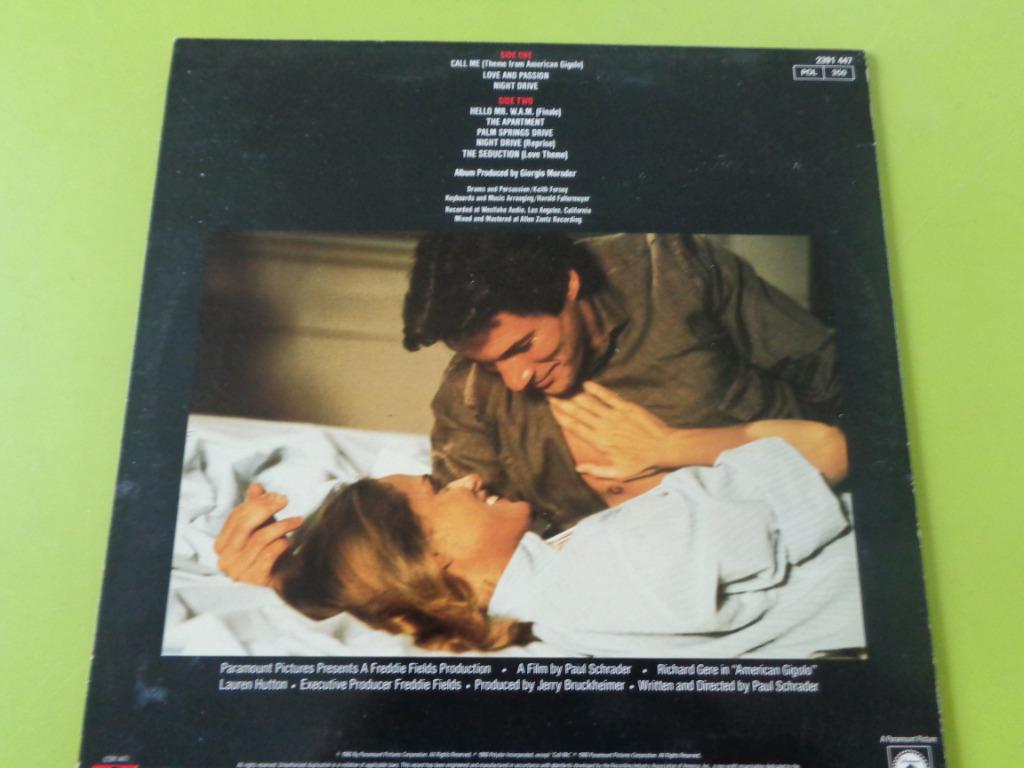 vinyl LP 33 tours - AMERICAN GIGOLO - Musiques du film, Cd's en Dvd's, Ophalen of Verzenden, Gebruikt, 12 inch