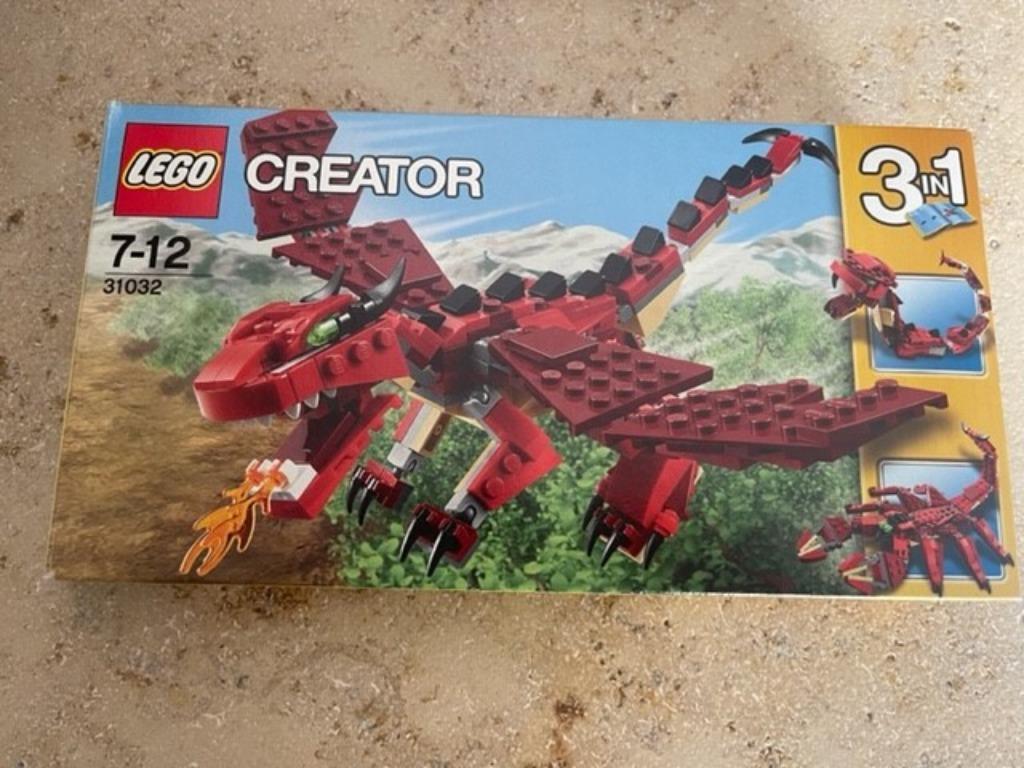 Lego Creator 3 in 1 draak, Kinderen en Baby's, Ophalen of Verzenden, Zo goed als nieuw, Complete set, Lego