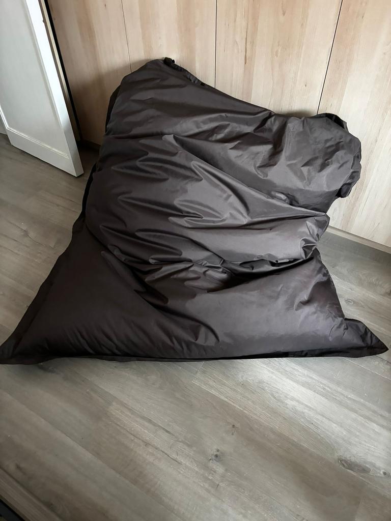 Zitzak Extra large (merk SITONIT), Huis en Inrichting, Ophalen, Zo goed als nieuw, Bruin, Zitzak