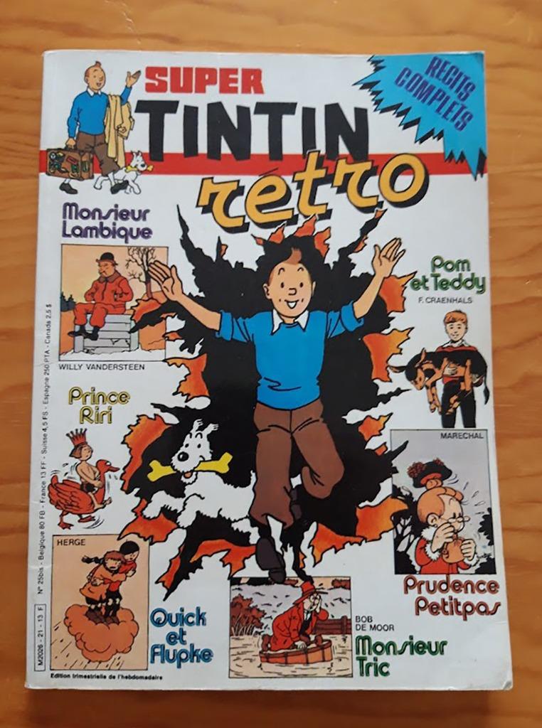 SUPER Tintin Retro 1983 trimestrielle - Editons du Lombard, Livres, Une BD, Comme neuf, Meerdere auteurs, Envoi